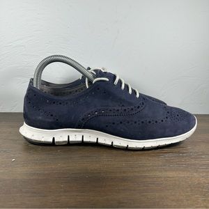 Cole Haan Navy Blue Women's Oxford GrandOS Dress shoes size 8.5
